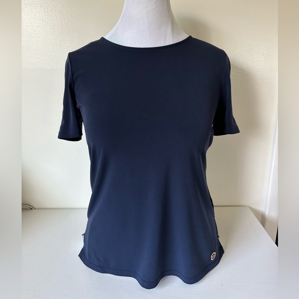 Michael Kors Navy Blue Top Size Medium